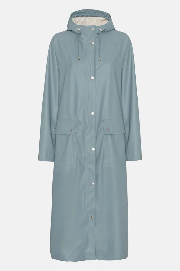 Women Ilse Jacobsen Raincoats Raincoat 8211 Blue Cloud Women Ilse Jacobsen Raincoats Raincoat 8211 Blue Cloud