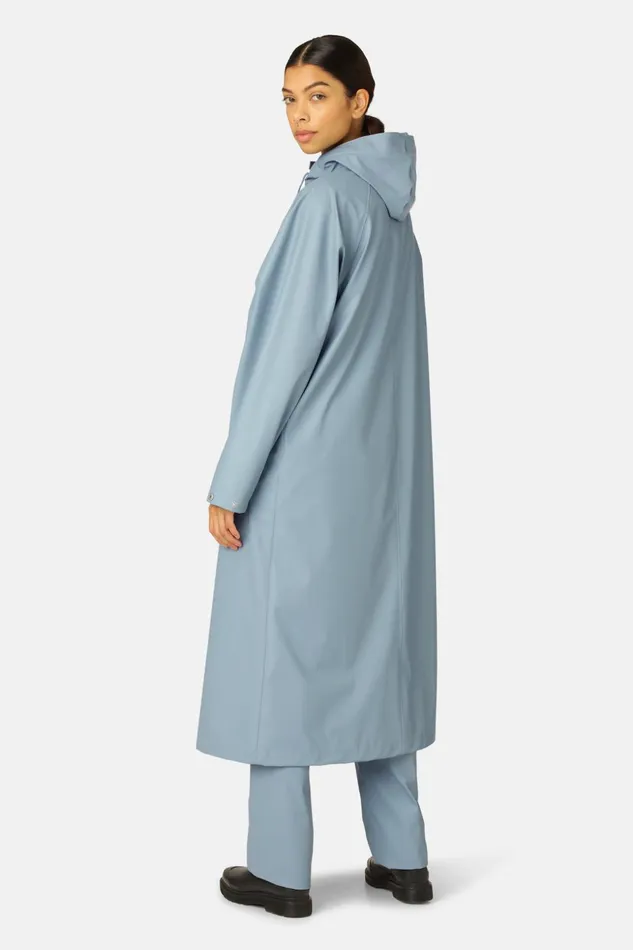 Women Ilse Jacobsen Raincoats Raincoat 8211 Blue Cloud Women Ilse Jacobsen Raincoats Raincoat 8211 Blue Cloud