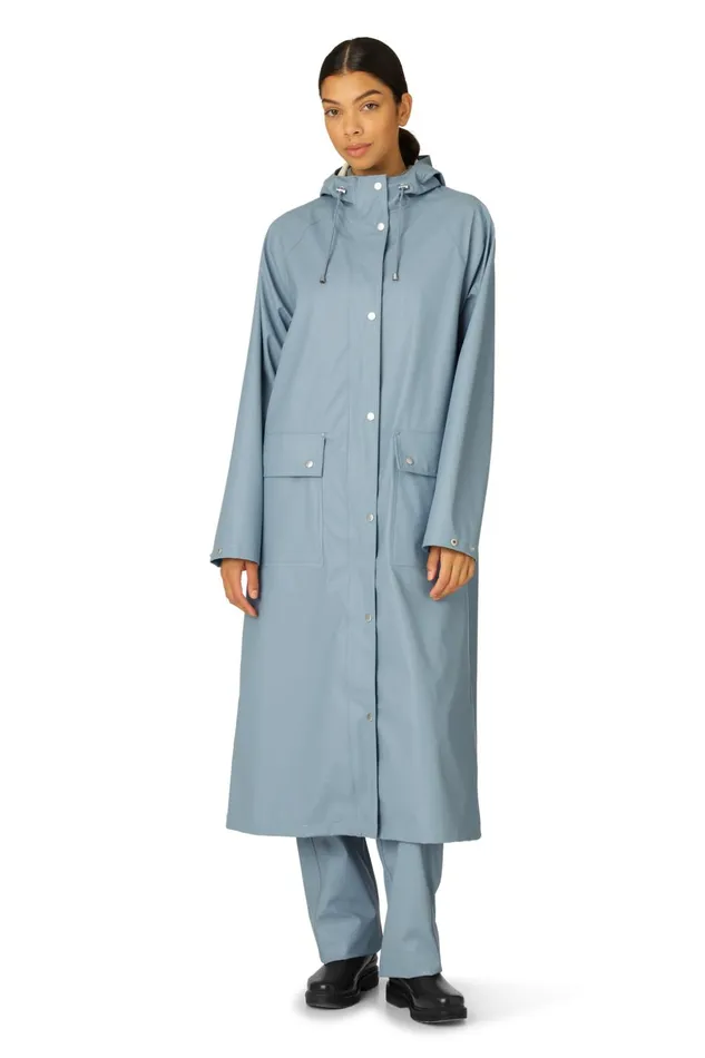 Women Ilse Jacobsen Raincoats Raincoat 8211 Blue Cloud Women Ilse Jacobsen Raincoats Raincoat 8211 Blue Cloud