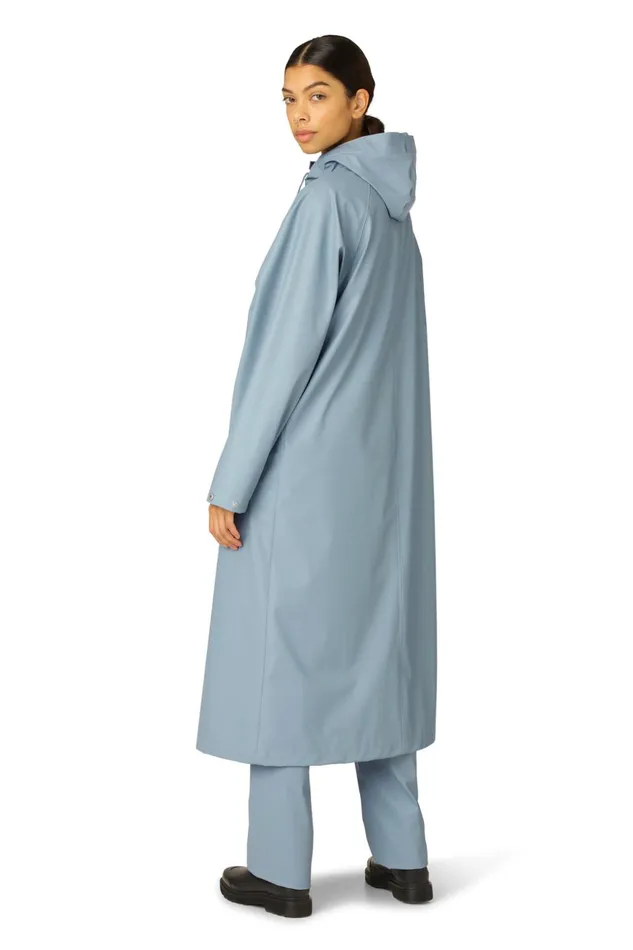 Women Ilse Jacobsen Raincoats Raincoat 8211 Blue Cloud Women Ilse Jacobsen Raincoats Raincoat 8211 Blue Cloud