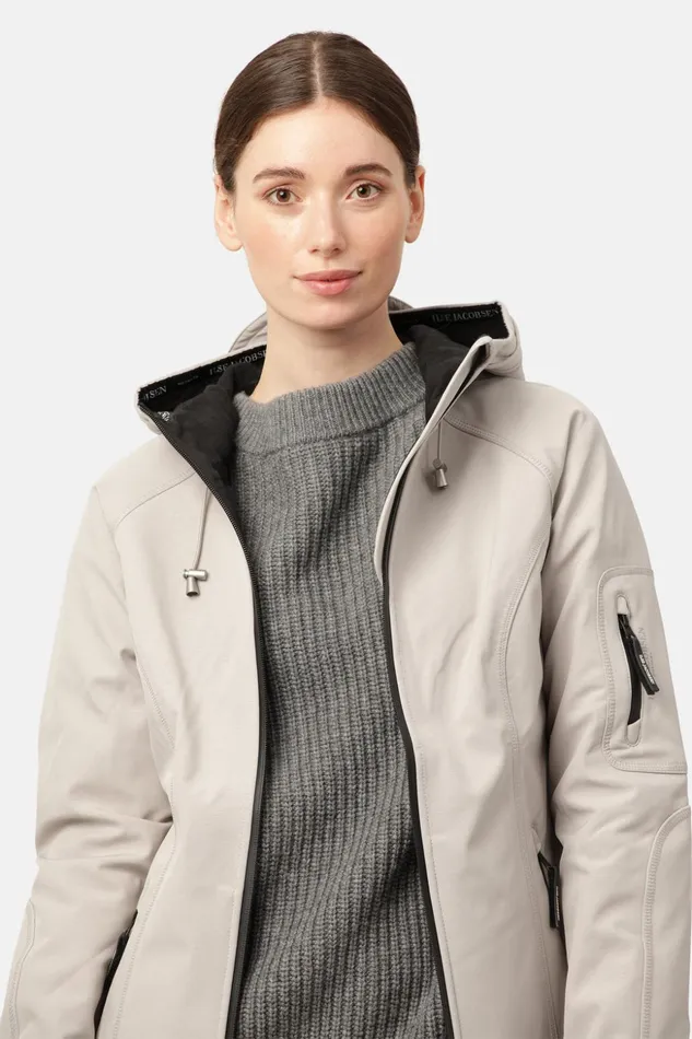 Women Ilse Jacobsen Raincoats Raincoat 8211 Chateau Gray