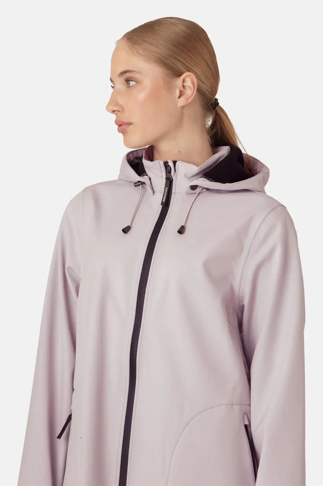 Women Ilse Jacobsen Raincoats Raincoat 8211 Concrete