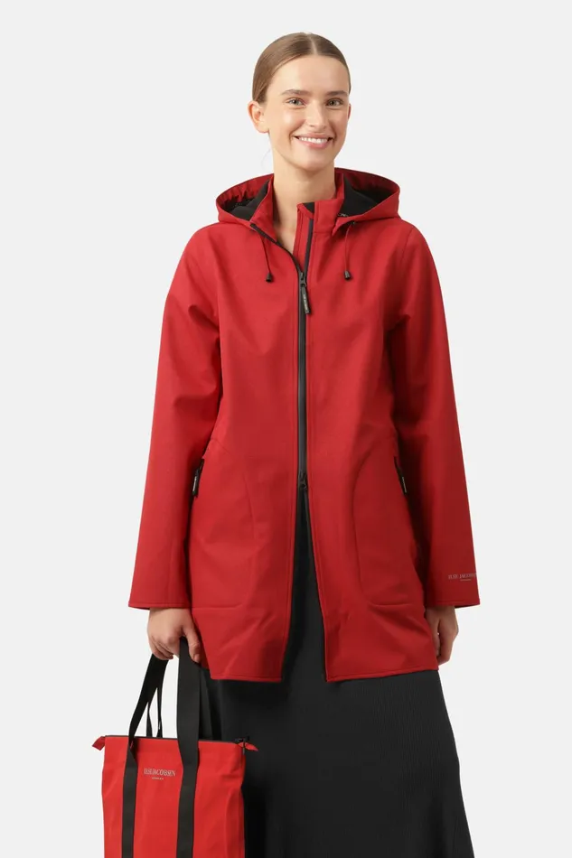 Women Ilse Jacobsen Raincoats Raincoat 8211 Fire