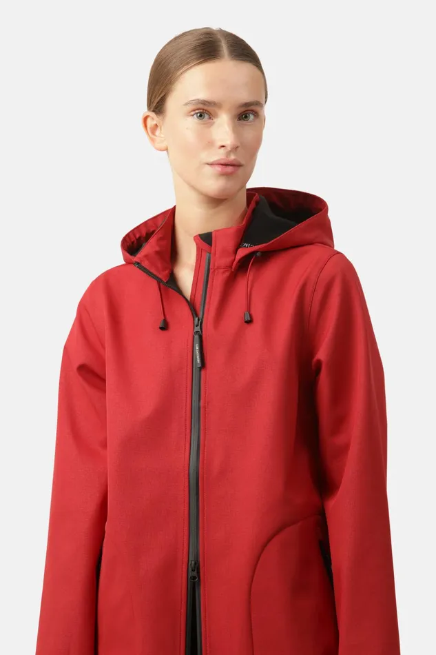 Women Ilse Jacobsen Raincoats Raincoat 8211 Fire