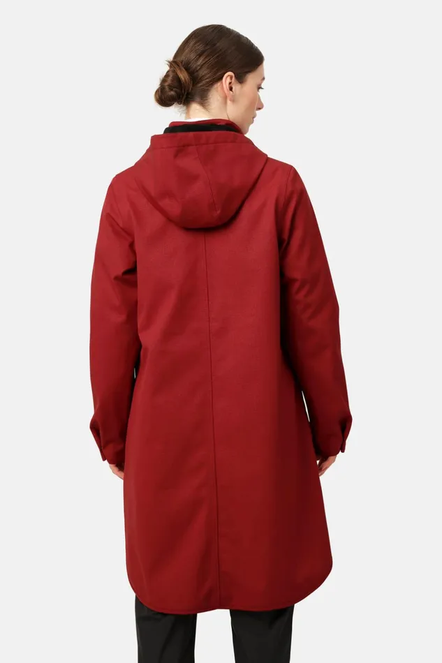 Women Ilse Jacobsen Raincoats Raincoat 8211 Rhubarb