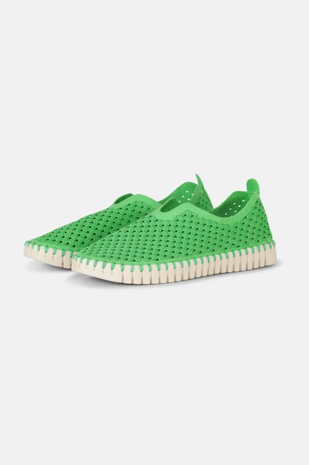 Women Ilse Jacobsen Tulip Flats Tulip SlipIn 8211 Bright Green