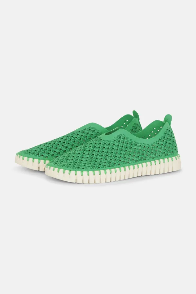 Women Ilse Jacobsen Tulip Flats Tulip SlipIn 8211 Fern Green