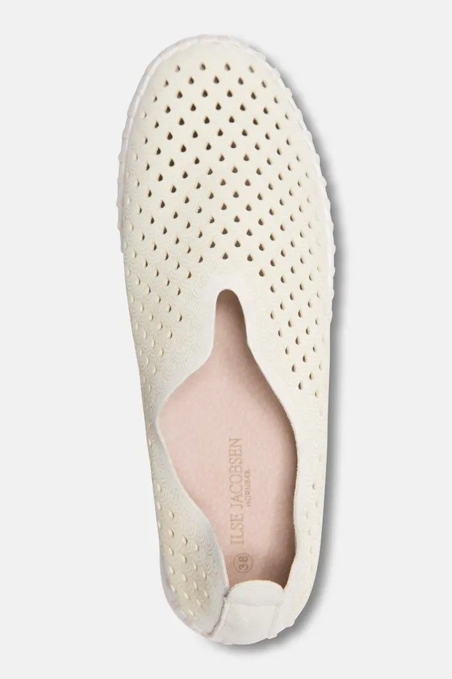 Women Ilse Jacobsen Tulip Flats Tulip SlipIn 8211 Milk Creme Women Ilse Jacobsen Tulip Flats Tulip SlipIn 8211 Milk Creme