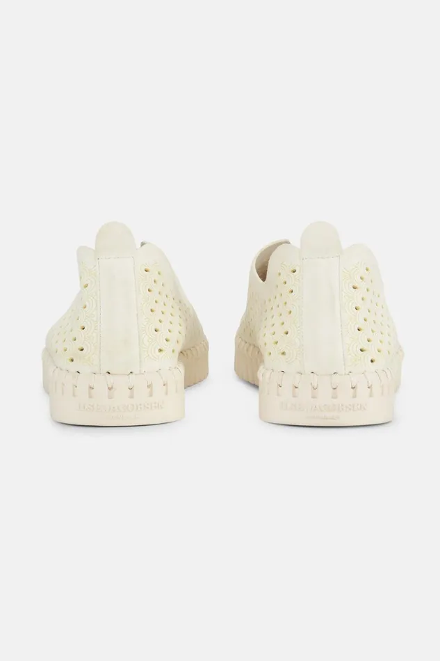 Women Ilse Jacobsen Tulip Flats Tulip SlipIn 8211 Milk Creme Women Ilse Jacobsen Tulip Flats Tulip SlipIn 8211 Milk Creme