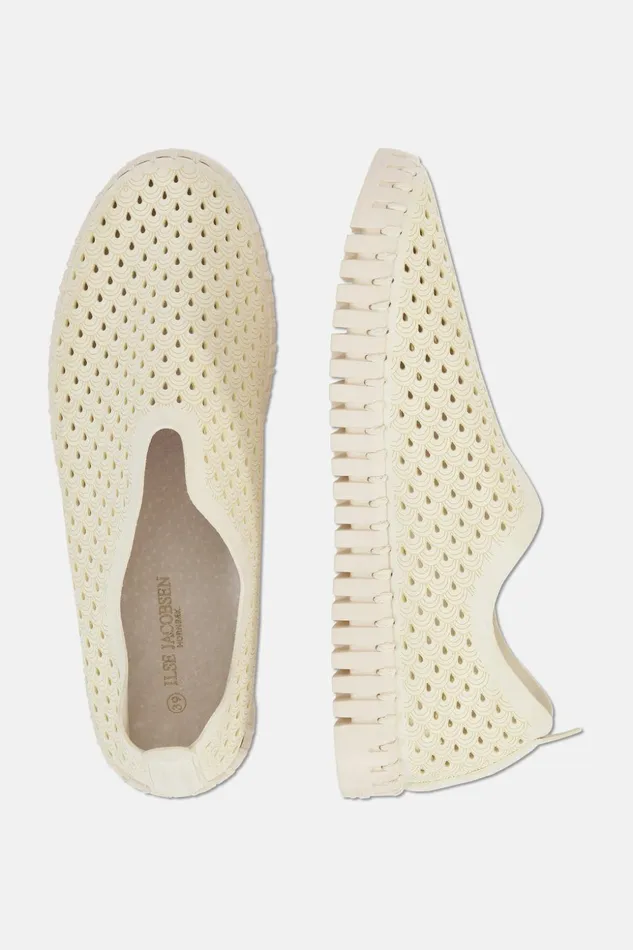 Women Ilse Jacobsen Tulip Flats Tulip SlipIn 8211 Milk Creme Women Ilse Jacobsen Tulip Flats Tulip SlipIn 8211 Milk Creme