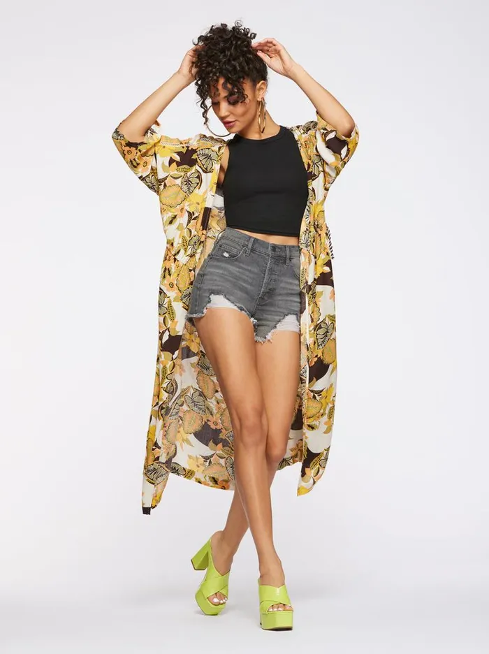 Women Infinite High Waist Short In True Bliss Jessica Simpson Bottoms