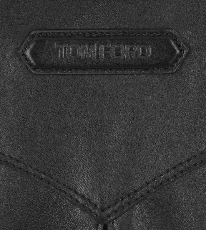 Women Jackets Tom Ford New Plonge Leather Crop Biker Jacket Black Women Jackets Tom Ford New Plonge Leather Crop Biker Jacket Black