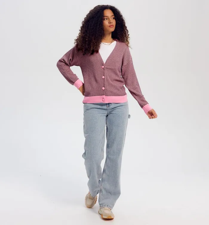Women Jacquard Effect Cardigan 8211 Lilas Prints Promod Jumpers And Cardigans Women Jacquard Effect Cardigan 8211 Lilas Prints Promod Jumpers And Cardigans