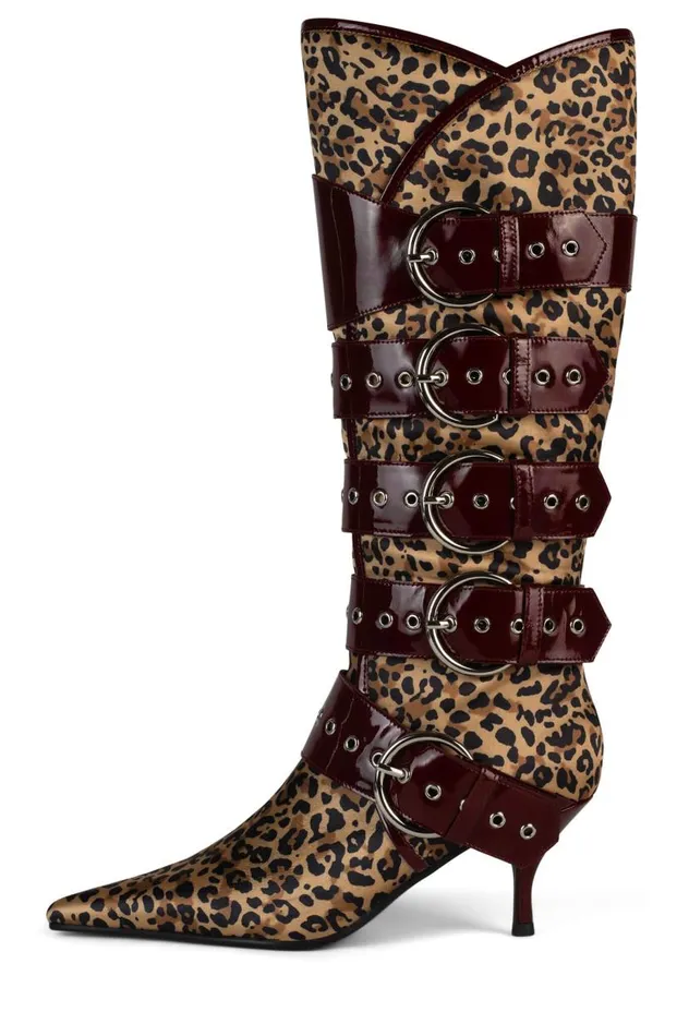 Women Jeffrey Campbell Knee High SeatbeltF