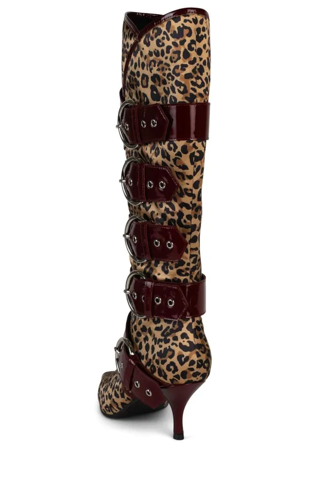 Women Jeffrey Campbell Knee High SeatbeltF