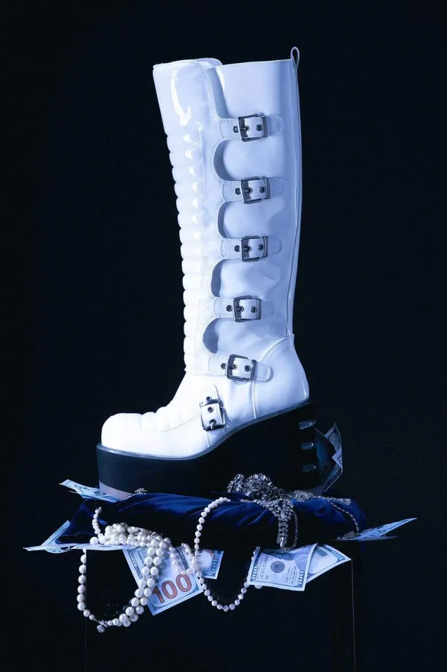 Women Jeffrey Campbell Knee High ZenonKh