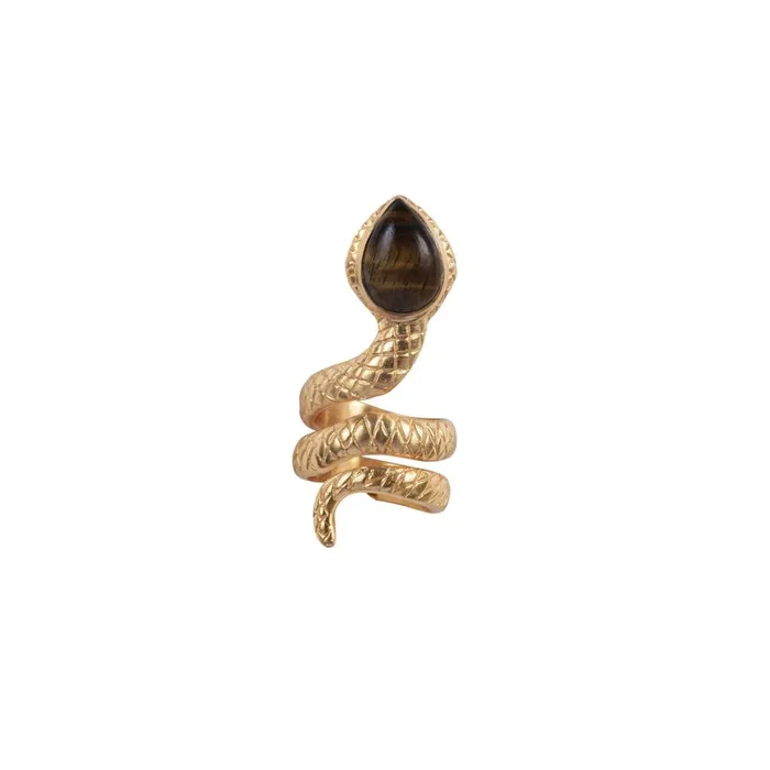 Women Jewellery Camilla Valere Tigers Eye Venom Ring Multi