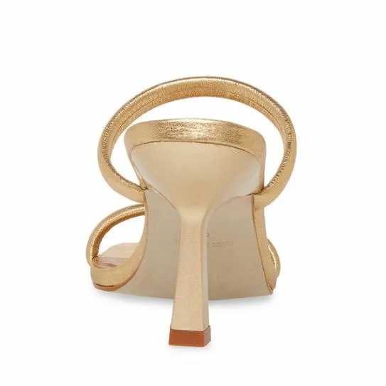 Women JOY GOLD LEATHER Gold Leather Steve Madden Heels Women JOY GOLD LEATHER Gold Leather Steve Madden Heels