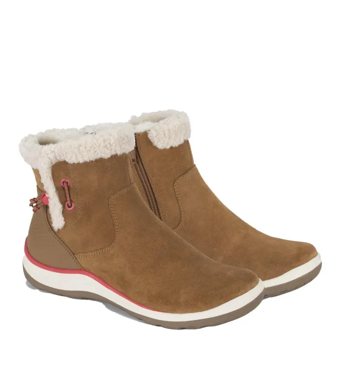 Women Kalina Cold Weather Bootie Cognac Suede Baretraps Cold Weather Boots