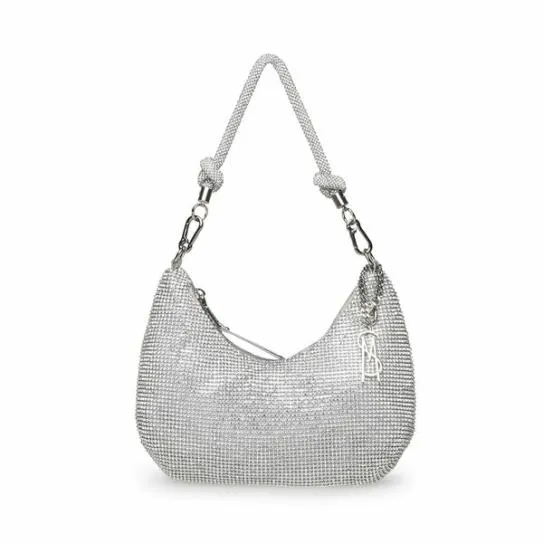 Women KAYA BAG SILVER Silver Steve Madden Shoulder Bags