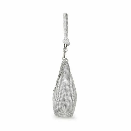 Women KAYA BAG SILVER Silver Steve Madden Shoulder Bags Women KAYA BAG SILVER Silver Steve Madden Shoulder Bags