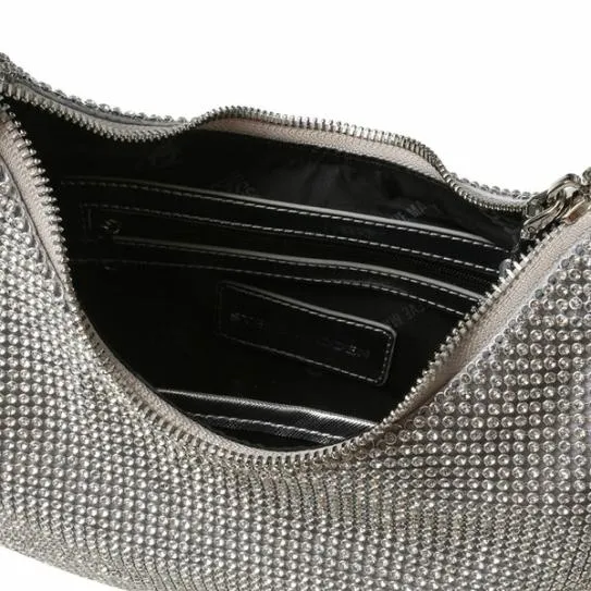 Women KAYA BAG SILVER Silver Steve Madden Shoulder Bags Women KAYA BAG SILVER Silver Steve Madden Shoulder Bags