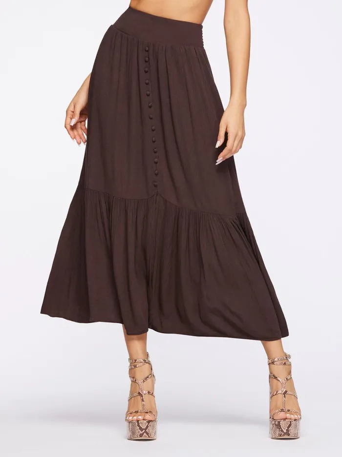 Women Kelsie Skirt In Coffee Jessica Simpson Bottoms