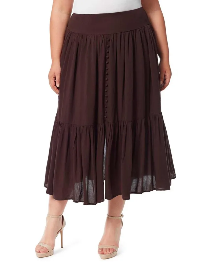 Women Kelsie Skirt In Coffee Jessica Simpson Bottoms