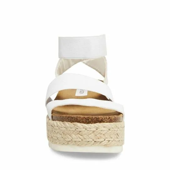 Women KIMMIE WHITE White Steve Madden Sandals Women KIMMIE WHITE White Steve Madden Sandals