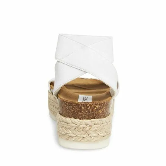 Women KIMMIE WHITE White Steve Madden Sandals Women KIMMIE WHITE White Steve Madden Sandals