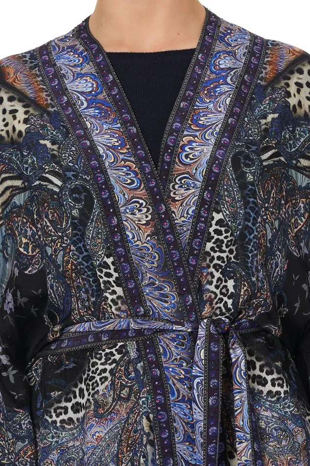Women Kimonos Camilla Kimono With Tie Belt Festival Express