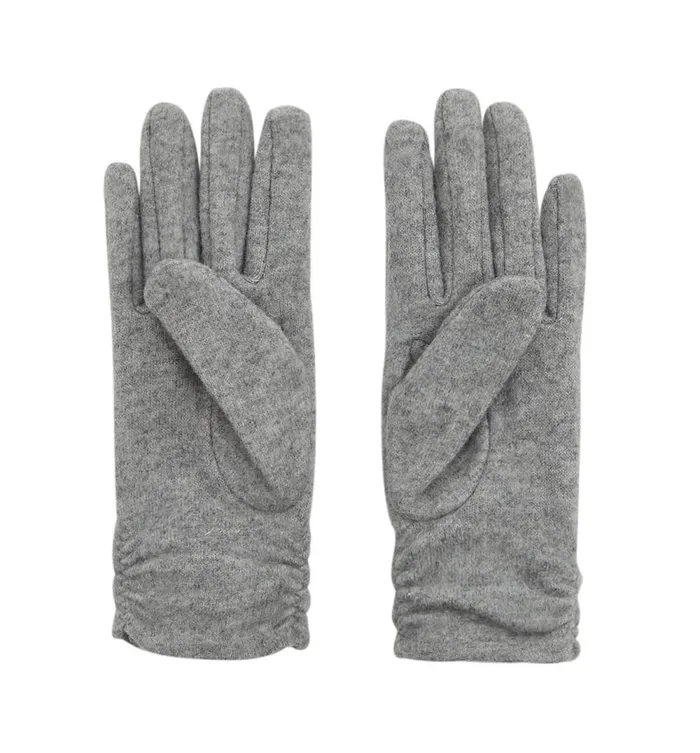 Women Knitted Gloves 8211 Light Grey Promod Hats And Gloves Women Knitted Gloves 8211 Light Grey Promod Hats And Gloves