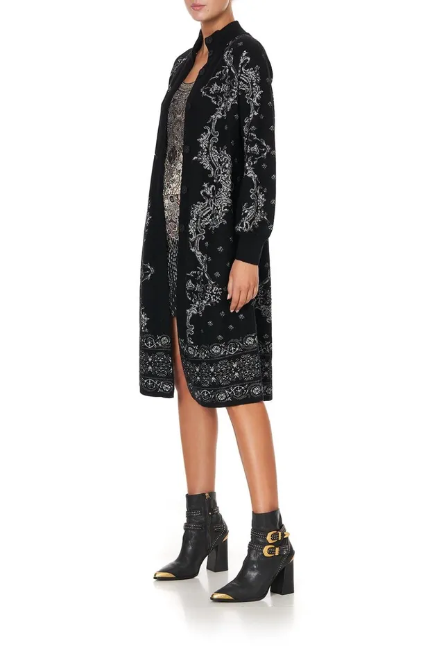 Women Knitwear Camilla ALine Coat Dust Her Off