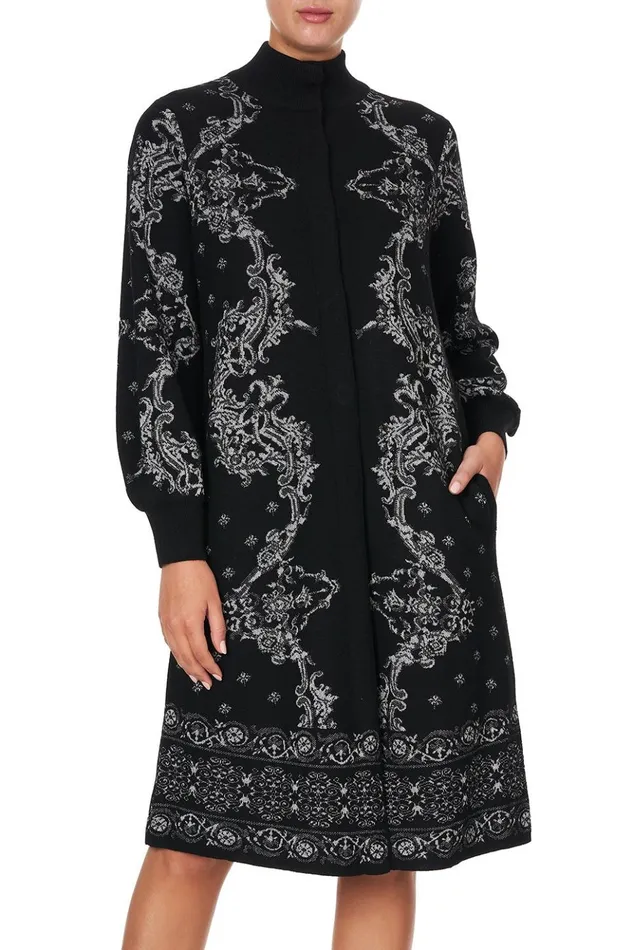 Women Knitwear Camilla ALine Coat Dust Her Off