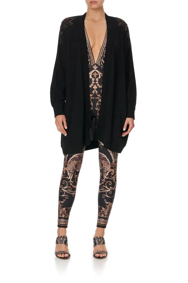 Women Knitwear Camilla Dolman Shoulder Pad Cardigan Studio 54