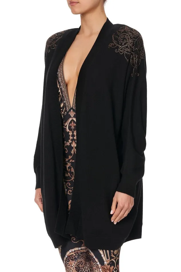 Women Knitwear Camilla Dolman Shoulder Pad Cardigan Studio 54
