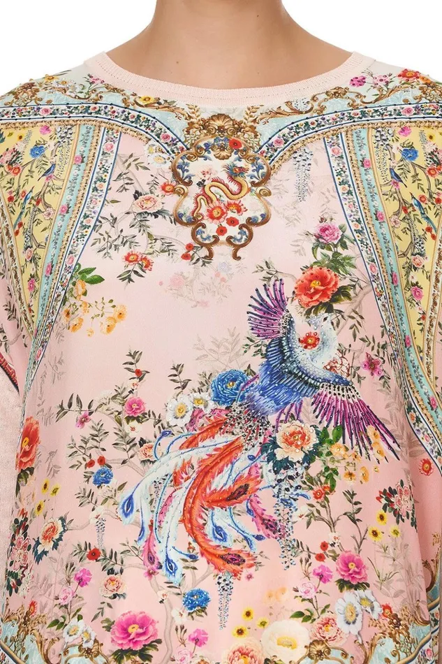 Women Knitwear Camilla Long Sleeve Jumper With Print Front Party In The Palace