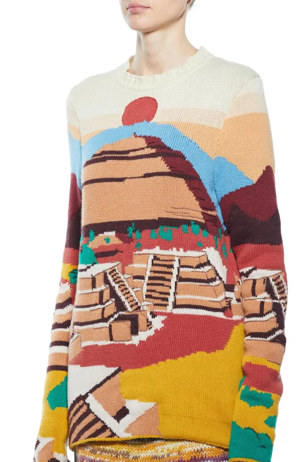Women Knitwear Gabriela Hearst Ines Knit Sweater In Teotihuan Cashmere