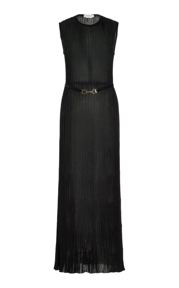 Women Knitwear Gabriela Hearst Meier Knit Dress In Black Silk