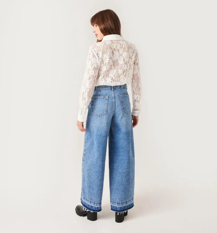 Women Lace Shirt 8211 Ecru Promod Shirts And Tunics Women Lace Shirt 8211 Ecru Promod Shirts And Tunics