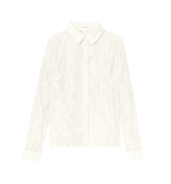 Women Lace Shirt 8211 Ecru Promod Shirts And Tunics Women Lace Shirt 8211 Ecru Promod Shirts And Tunics