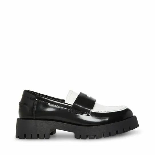 Women LAWRENCE BLACK MULTI Black Multi Steve Madden Loafers and Flats