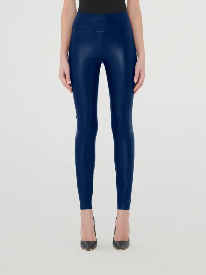 Women Leggings and Bikers Wolford Edie Forming Leggings Navy