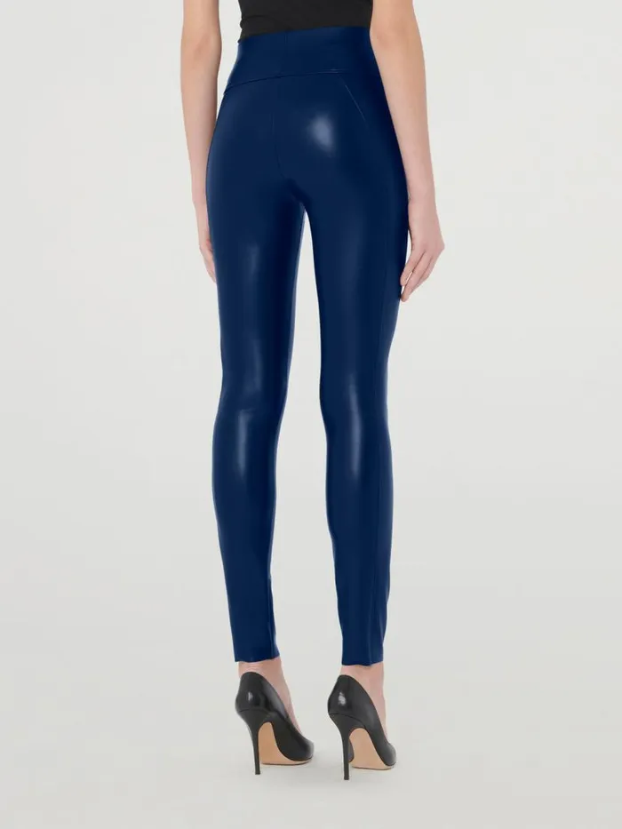 Women Leggings and Bikers Wolford Edie Forming Leggings Navy