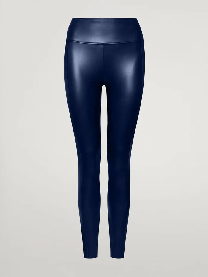 Women Leggings and Bikers Wolford Edie Forming Leggings Navy