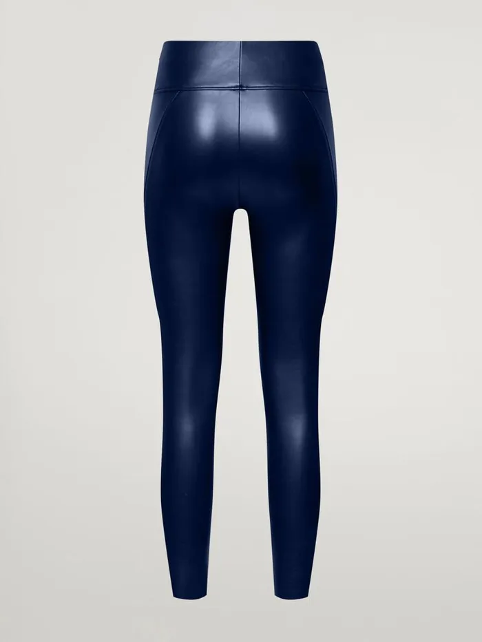 Women Leggings and Bikers Wolford Edie Forming Leggings Navy
