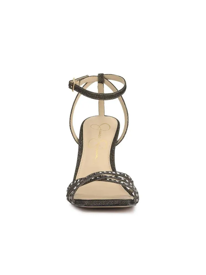 Women Leonah High Heel Sandal In Bronzed Black Jessica Simpson Sandals