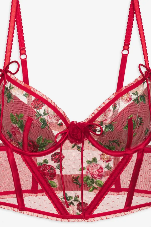Women Lingerie For Love and Lemons Anika Bustier Red Women Lingerie For Love and Lemons Anika Bustier Red
