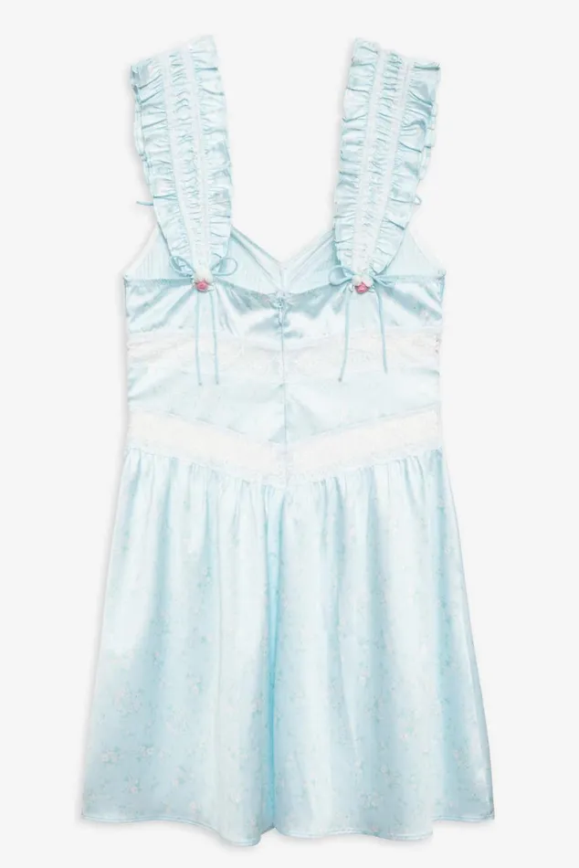 Women Lingerie For Love and Lemons Ellery Slip Dress Blue Women Lingerie For Love and Lemons Ellery Slip Dress Blue