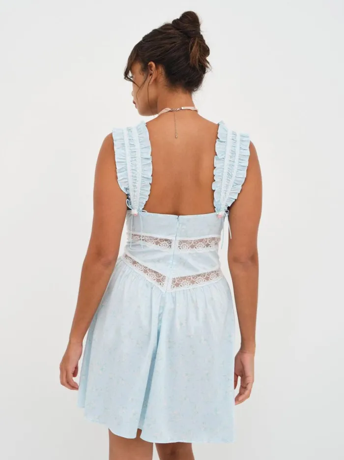 Women Lingerie For Love and Lemons Ellery Slip Dress Blue Women Lingerie For Love and Lemons Ellery Slip Dress Blue